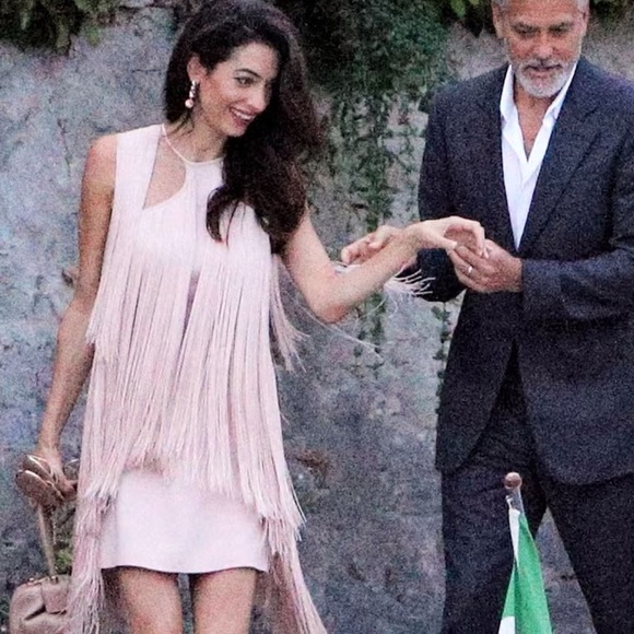 Sleeveless Illusion Wing Fringe Stretch-cady Mini Dress - Picture 3 of 13